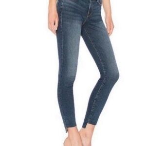 Frame Le Skinny de Jeanne Raw Edge Step Hem Women's Skinny Jeans Size 31 MidRise